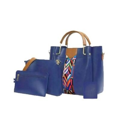 BagX Blue 4 piece Capri Handbag BX1131