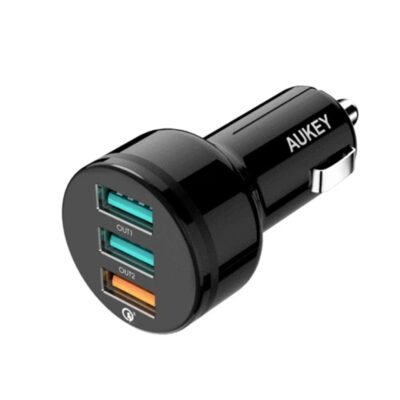 Aukey 3-Port Car Charger with Quick Charge 3.0 CC-T11