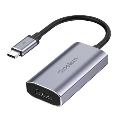 Choetech One-way Cable Adapter from USB Type C (Male) to HDMI (Female) 8K 60Hz – Grey – HUB-H16