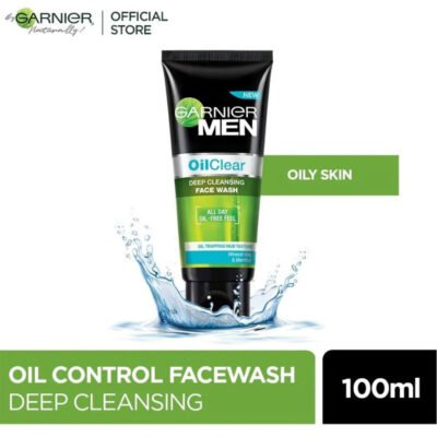 Garnier men oil clear icy face wash oil free feel 100Ml