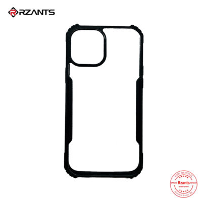 RZANTS iPhone 13 6.1″ Protective Anti Shock Case Clear – Black