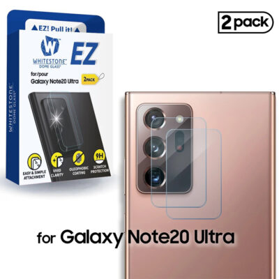 Whitestone EZ Note 20 Ultra Camera Screen Tempered Glass Protector – 2 Pack