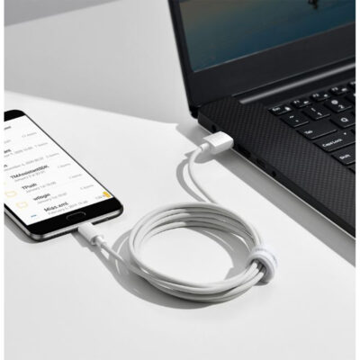 Baseus Simple Wisdom Data Cable Kit USB To Micro 2.1A (2PCS/Set)1.5m White