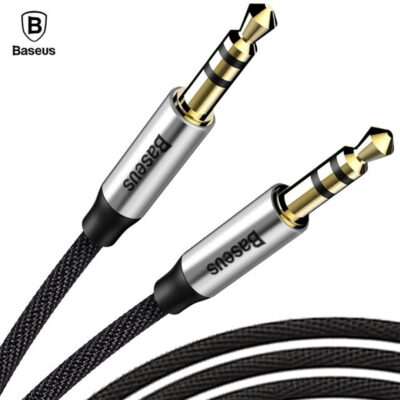 Baseus Yiven Audio Cable M30 3.5mm Jack Audio Cable  1.5m Black