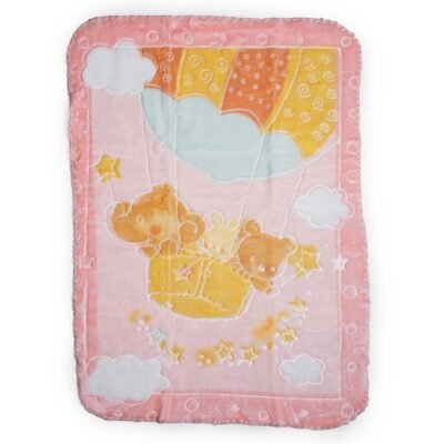 0009333-Pink Mora Mink China Blanket