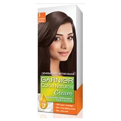 Garnier Naturals Hair Color Cream 3 Natural Dark Brown