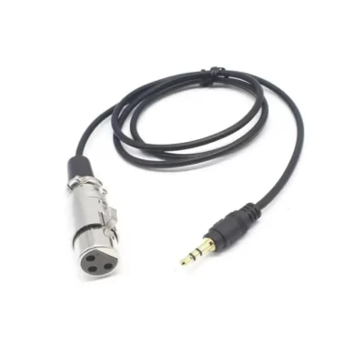Female Microphone Adapter – XLR Female To 3.5mm Male 2m