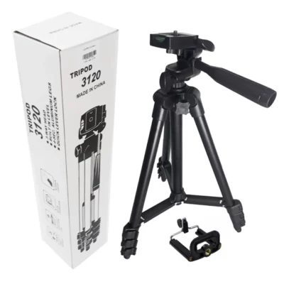 Tripod Stand For Mobile Phone & Camera 3120 Black