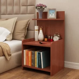 Bedside table with open storage