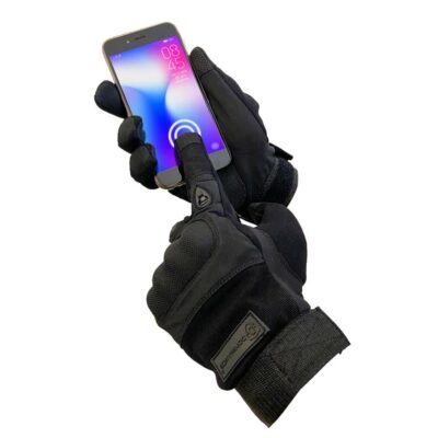 Dominance Biker Gloves Full Finger – Black