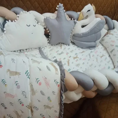 Printed Baby Cot Set