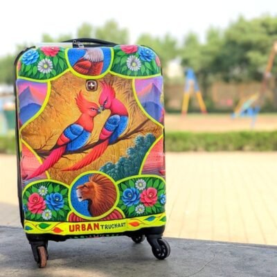 Personalized Painted Suitcase