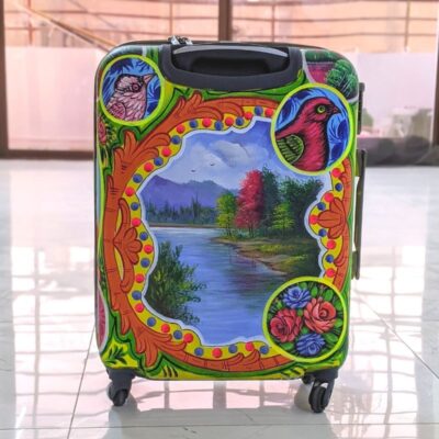 Sparrow Truck Art Painted Suitcase
